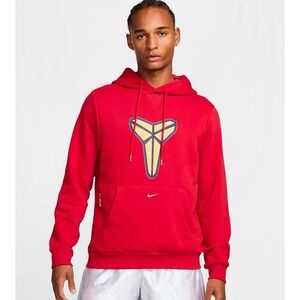 Nike Kobe Hoodie Men Red Pullover Hoodie Dri Fit - Size Small - HF0066 636 - New